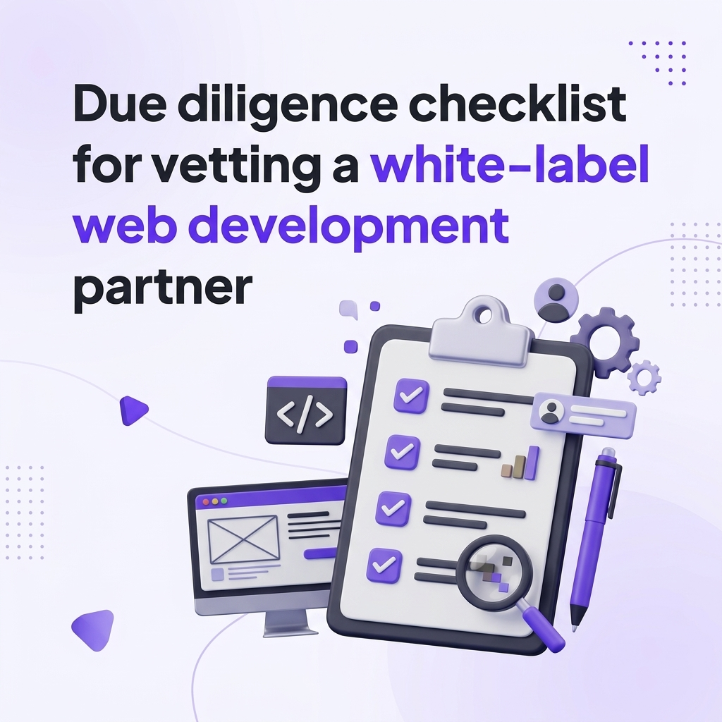 Due diligence checklist for vetting a white-label web development partner